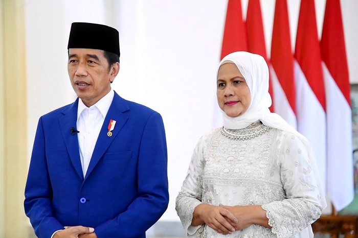 Presiden Joko Widodo bersama Ibu Negara Iriana Jokowi. (Dok. BPMI Setpres) 