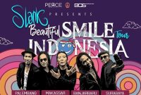 Konser Grup Musik Slank bertajuk 'Beautiful Smile Indonesia Tour' itu akan dilakukan di sejumlah kota. (Instagram.com/@slankdotcom)
