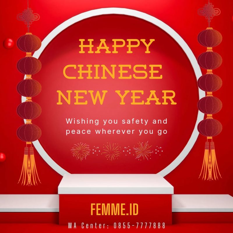Portal berita Femme.id mengucapkan Selamat Tahun Baru Imlek 2023, semoga Anda selalu beruntung dan bahagia. (Dok. Canva)
