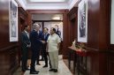 Menteri Pertahanan Prabowo Subianto menerima kunjungan Tony Blair, di Kementerian Pertahanan. (Dok. Tim Media Prabowo)