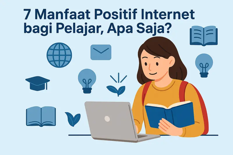 7 Manfaat Positif Internet bagi Pelajar (ilustrasi)