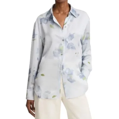 Blus Sutra Floral untuk Gaya Profesional yang Elegan dan Serbaguna