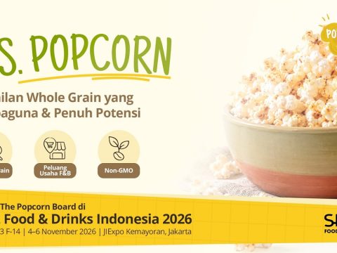 Popcorn, The Popcorn Board (TPB) mengajak masyarakat Indonesia mengenal lebih dekat pilihan camilan yang mudah diolah, tinggi nilai gizinya, hingga fleksibilitasnya.